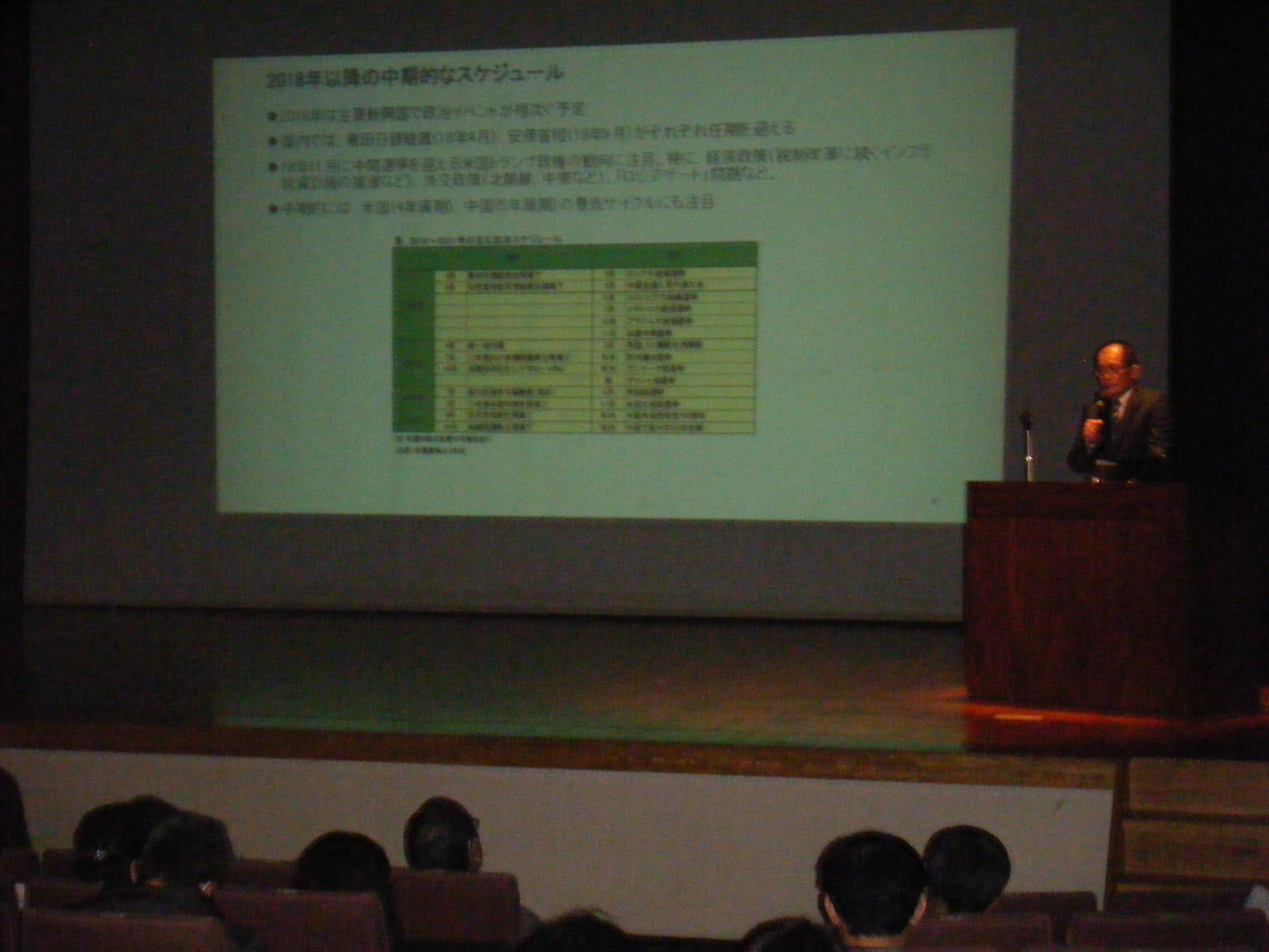 堀内氏　講演風景